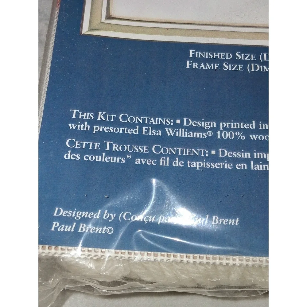 Vintage Needle Treasures Autumn Leaves Needlepoint Kit #06647 Paul Brent Sealed